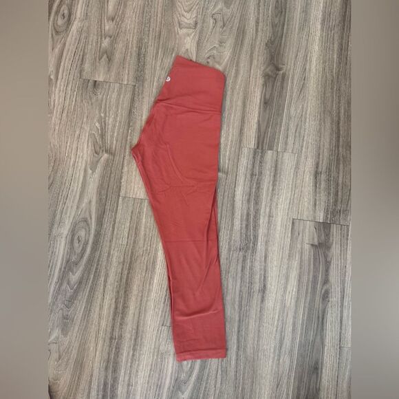 Lululemon cropped align leggings cranberry red size 4 - Picture 3 of 8